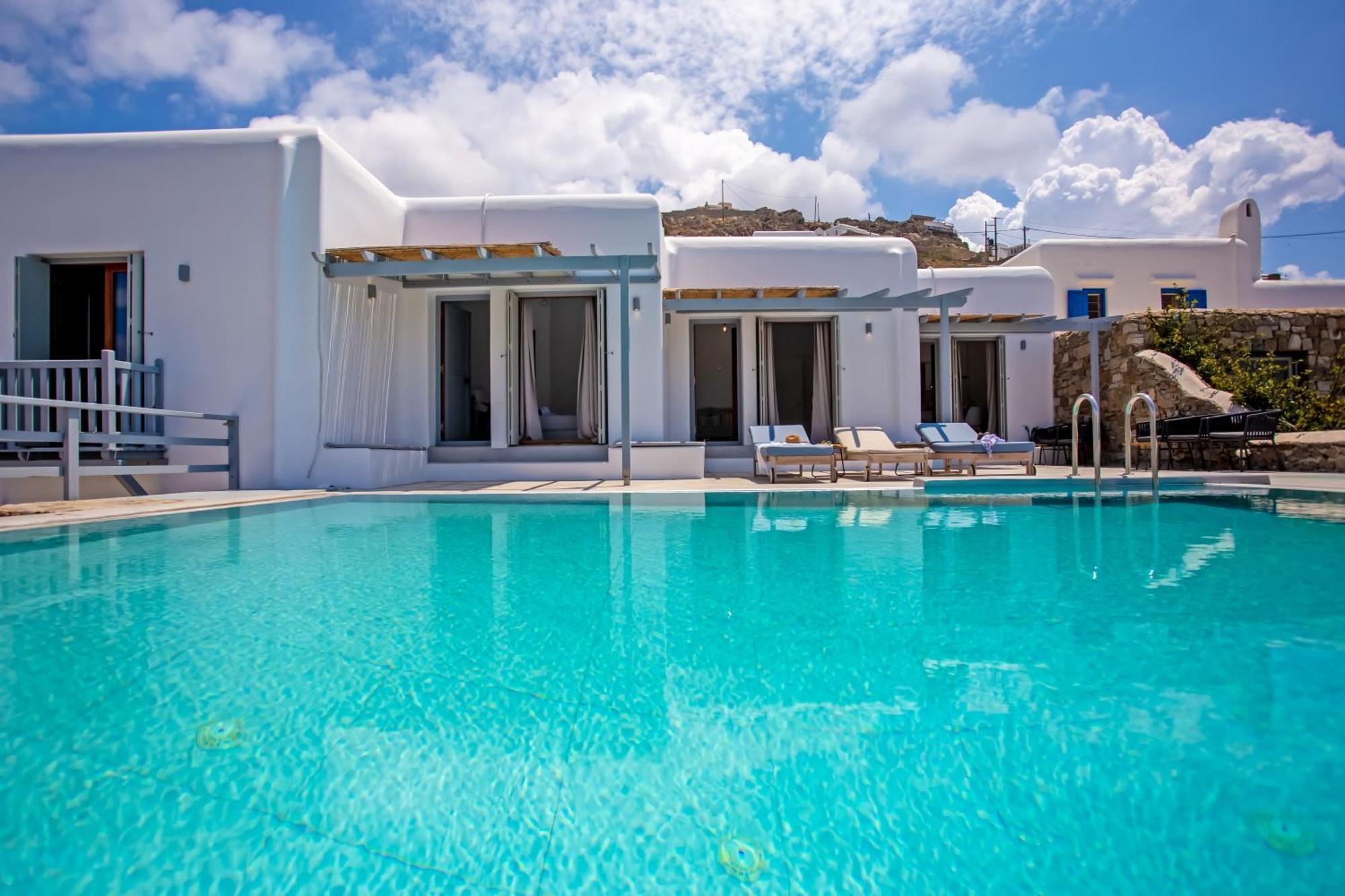 Aqua Breeze Seaview Pool Suites Mykonos Mykonos Town Eksteriør bilde